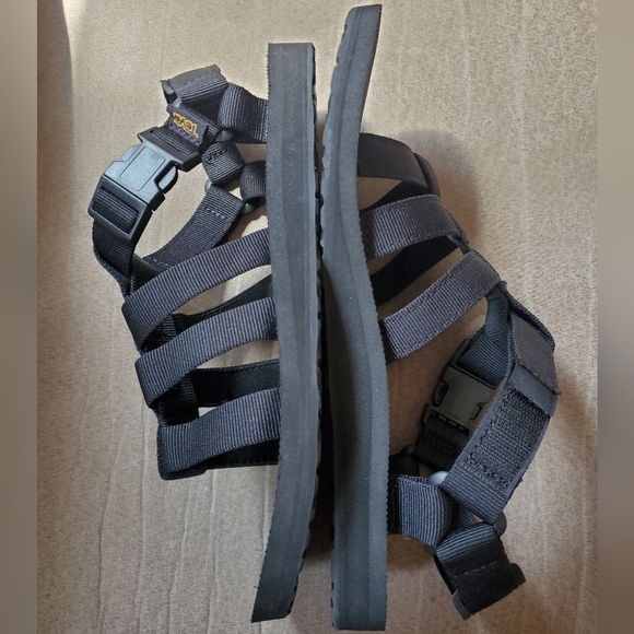 NWOT TEVA Original Dorado Sandals In Black Size Womens 9 - Picture 5 of 9